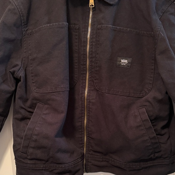 Vans Womens Open Road Black Denim Jacket size S - Picture 5 of 10